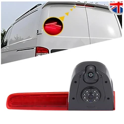 Double rear view camera For VW T5 Multivan T6 Caravelle Heckklappe Hochdach Bremsleuchte 3.Bremslicht Light Brake Stoplampe Bus