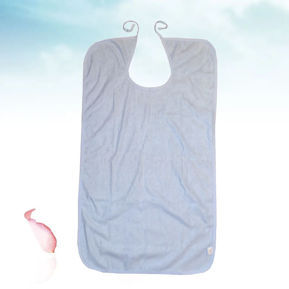 

50x70cm Waterproof Adult Bib Bamboo Fiber Reusable Washable Elderly Meal Time Clothing Protector for Men Women Spill