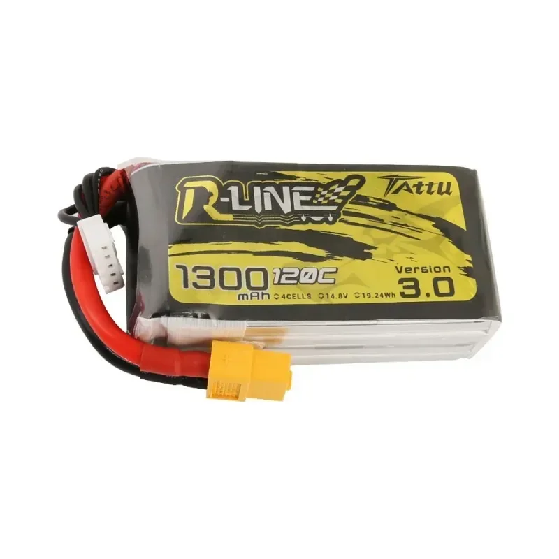 Tattu R-Line Version 3.0 V3 1300/1400/1550/1800/2000mAh 120C 4S 6S 4.2V Lipo Battery XT60 Plug FPV Racing Drone RC Quadcopter