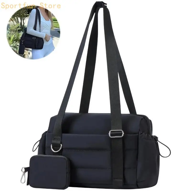 

2Pcs Breathable Light Weight Sport Bag Adjustable Strap Water Resistant Gym Bag X7JD