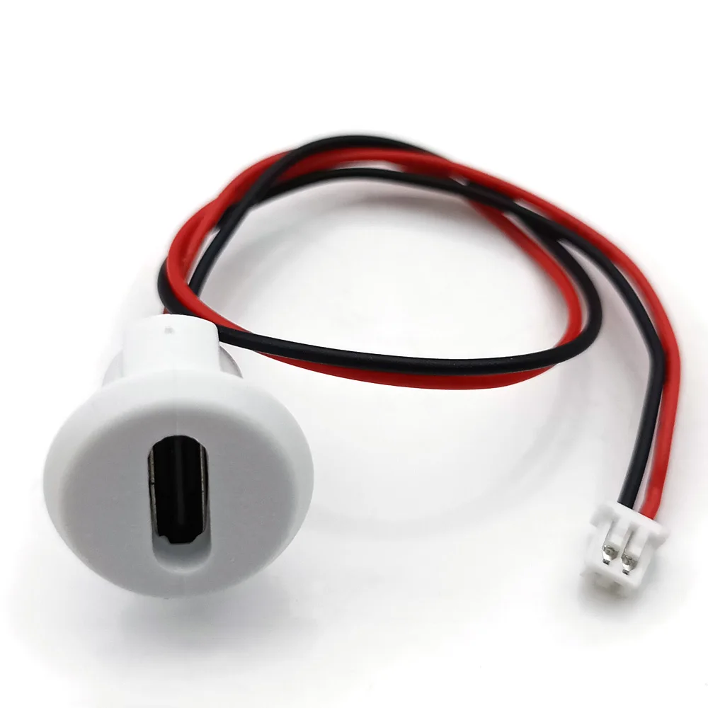 USB-C Waterproof Connector Type-c to 1.25mm Direct compression base  Socket Charging Interface With Welding Wire With terminal