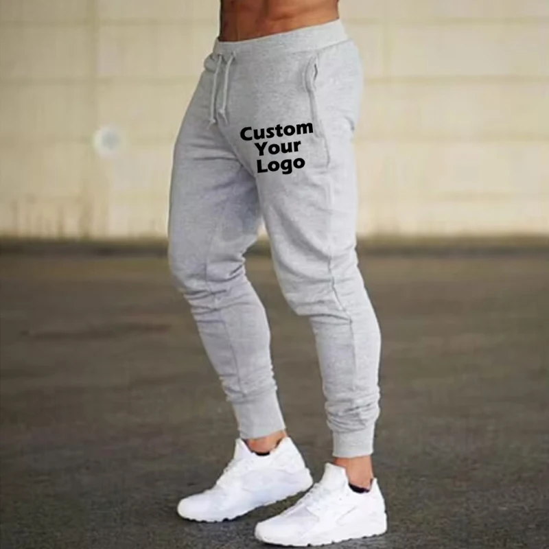 Customized Men's Jogging Pants Male Outdoor Sport Jogger Custom Logo Pant  Warm Soft Comfortable Long Trousers for Men
