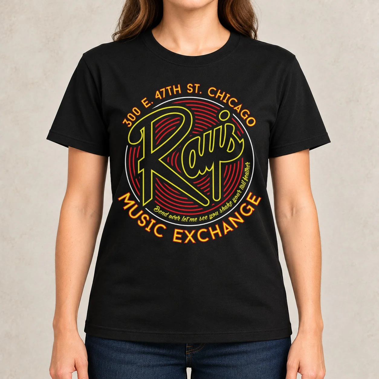 Ray’s Music Exchange - Bend Over Shake Variant Women T-Shirt plain customizeds animal print shirt for girls Women's t-shirt