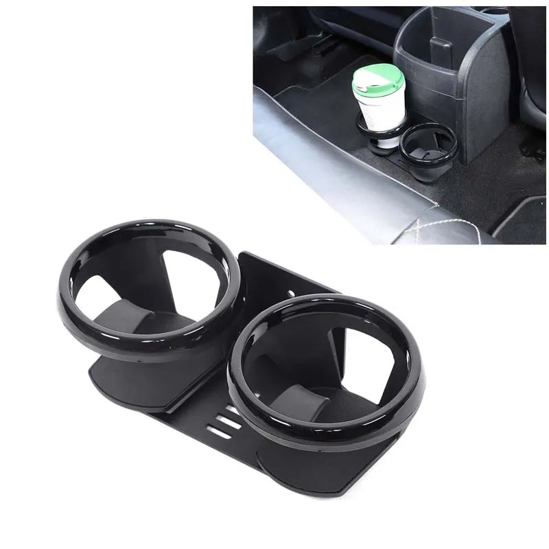 For Seat leon 2008-2012 rear bridge water cup holder carbon steel black 1 piece set car rear drain cup accessories