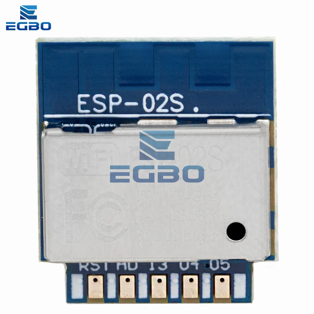 1~2PCS ESP-02S Serial Wireless 2.4G Wifi Module Transceiver for Smart Home Industrial IoT 1Mbit Compatible ESP8266 ESP 02S