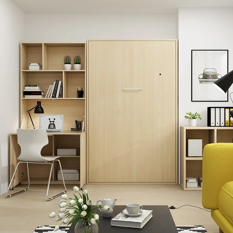 Wall Invisible Wall Bed Folding Forward Turning Bed Flap Murphy  Wall Cabinet  Multi-dynamic Hardware