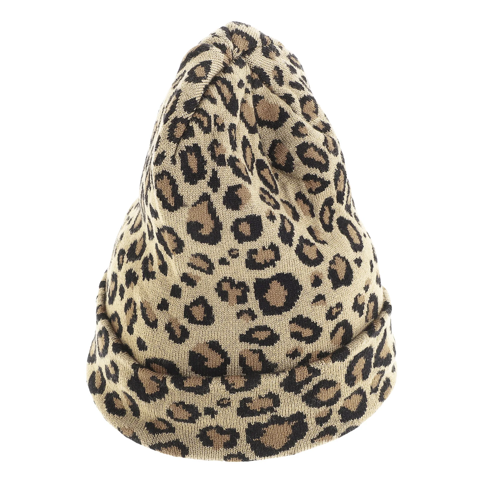 

Woman Warm Knitted Hat Stretchy Cozy One Size Fits Most Autumn Winter Beanie Cap Fashion Gift Outdoors Woman Knitted Hat