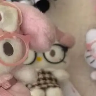 

Kawaii Sanrio Hello Kitty Jk, униформа, брелок, милый мультяшный Kt Cat, очки, подвеска для девочек, изысканная сумка, аксессуары, подарок