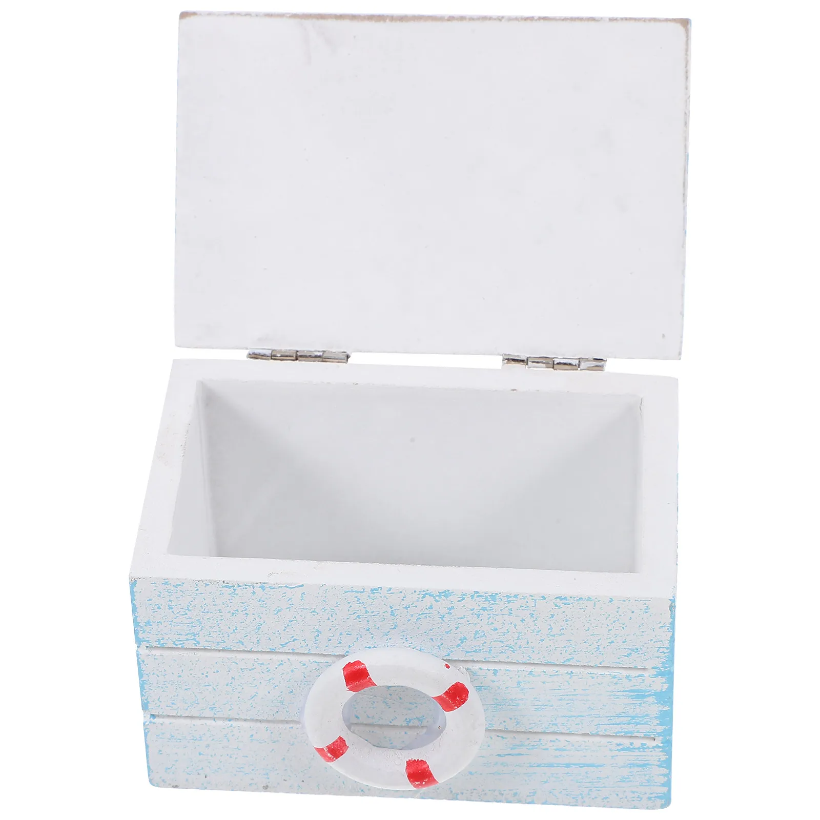 Mediterranean Style Wooden Jewelry Box for Rings Necklaces Earrings Bracelets Trinket Storage Organizer Decorative Table Jewelry