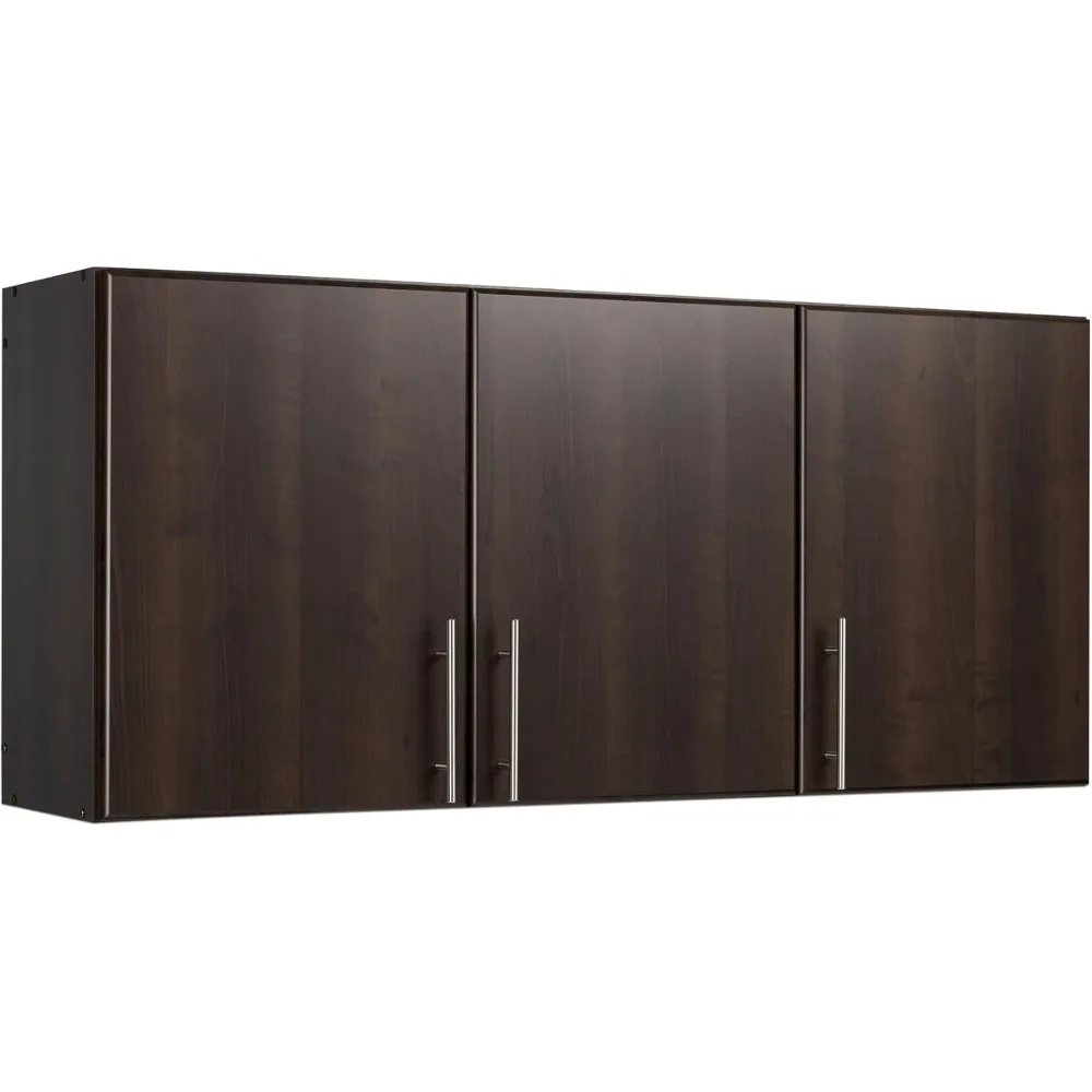 

Elite 54" Wall Cabinet,Brown Storage Cabinet, Bathroom Cabinet, Pantry Cabinet with 2 Adjustable Shelves 12" D x 54" W x 24" H