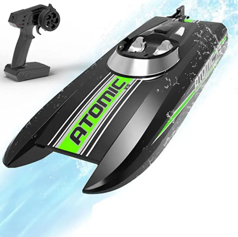 Volantexrc 2.4G 2CH 795-5 ATOMIC XS Mini RC Boat 30km/h Waterproof Reverse Water-Cooled Vehicles Models RTR Pool Lakes Toys