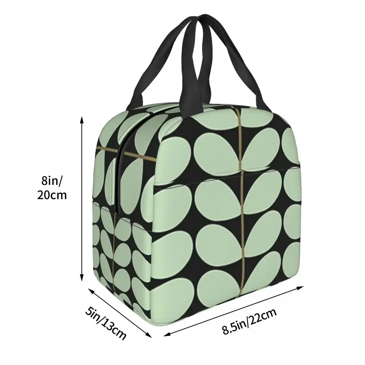 Orla Kiely, Giant Stem Pattern Lun Bags Insulated Bento Box Waterproof  Tote Cooler Thermal Bag for Woman Student Sool