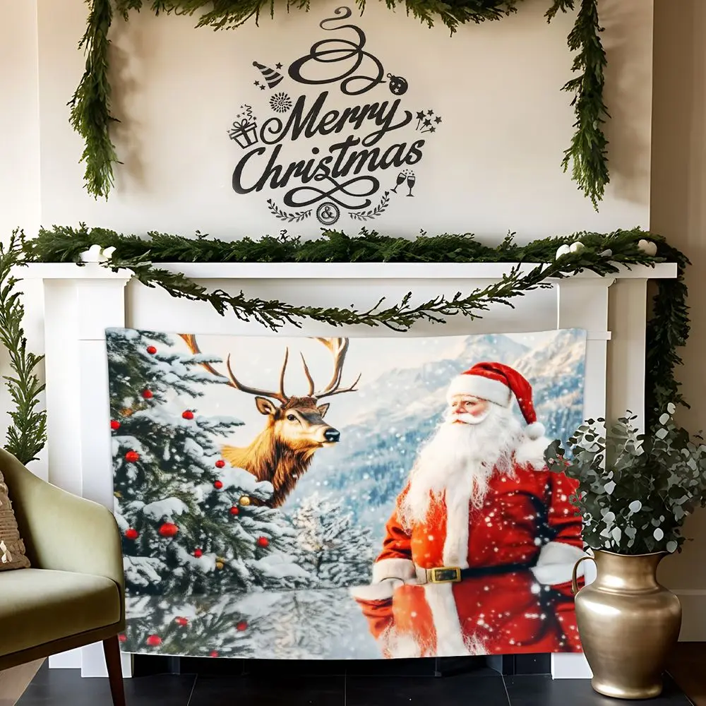 

VIKAMA Fashion a dreamy living room and bedroom with the help of the Christmas Tapestry, and in turn, elevate your Christmas par