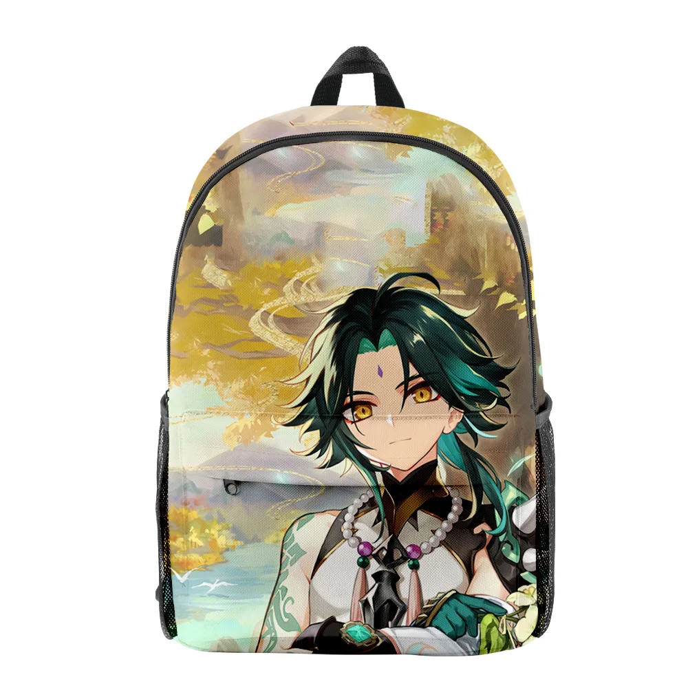 

Classic Popular Genshin Impact pupil Bookbag Notebook Backpacks 3D Print Oxford Waterproof Boys/Girls Travel Backpacks