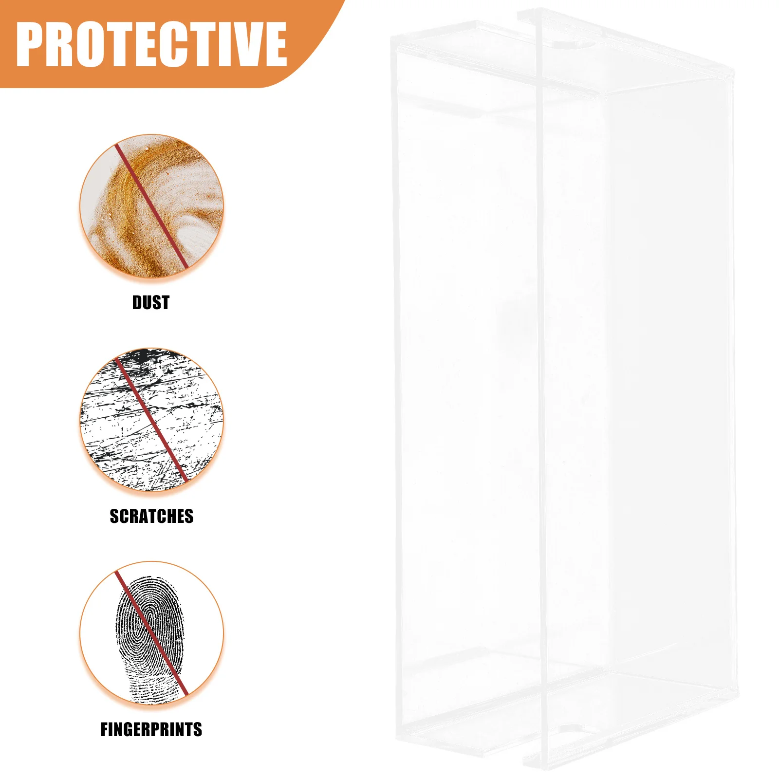 

Acrylic Game Handle Cover Protector Transparent Base Shell Detachable Dustproof Scratch Fingerprint Resistant Display Box