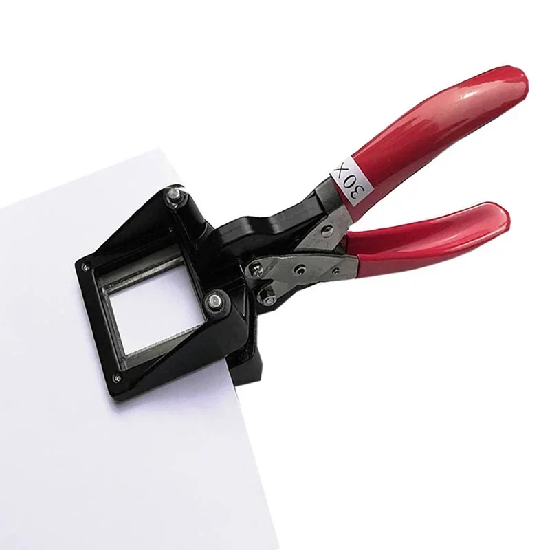 Multi‑Size Handheld ID Photo Punch Cutter Manual Picture Cutting Plier ID Photo Passport Visa Driver Precise Paper Trimming Tool