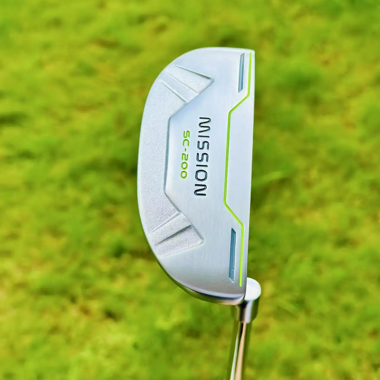 

GV-TOUR Golf Putter Men's Small Half Round Putter Green Stable Putter with Three Line Aiming Putter Men's 34 inch