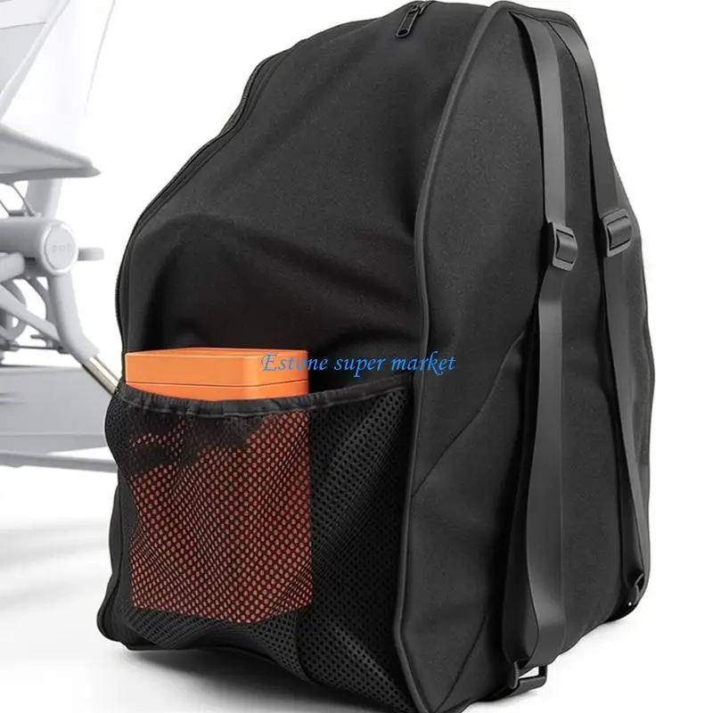 090B مخطط كرسي يدفع باليدين من القماش الجامعي، حزام كتف رفيع ومريح، خطة التثبيت السريع