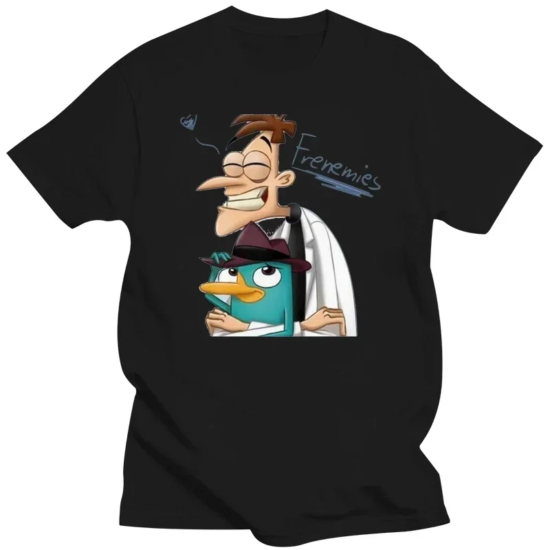 Fashion Cartoon Phineas And Ferd 3D Print T-Shirt Womenmens Casual Short Sleeve 2Xl 8Xl Tee Shirt