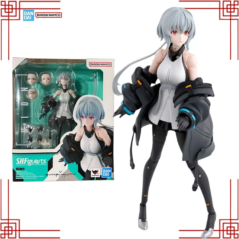 

Bandai SYNDUALITY Noir Модель Комплект SHF Noir Подлинная аниме Фигурка Коллекция Модель Игрушки для детей Рождественские подарки