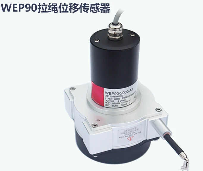 WEP90-2000-A1 Pulling Wire Displacement Sensor Inlet Pulling Wire Sensor High Precision Industrial Sensor