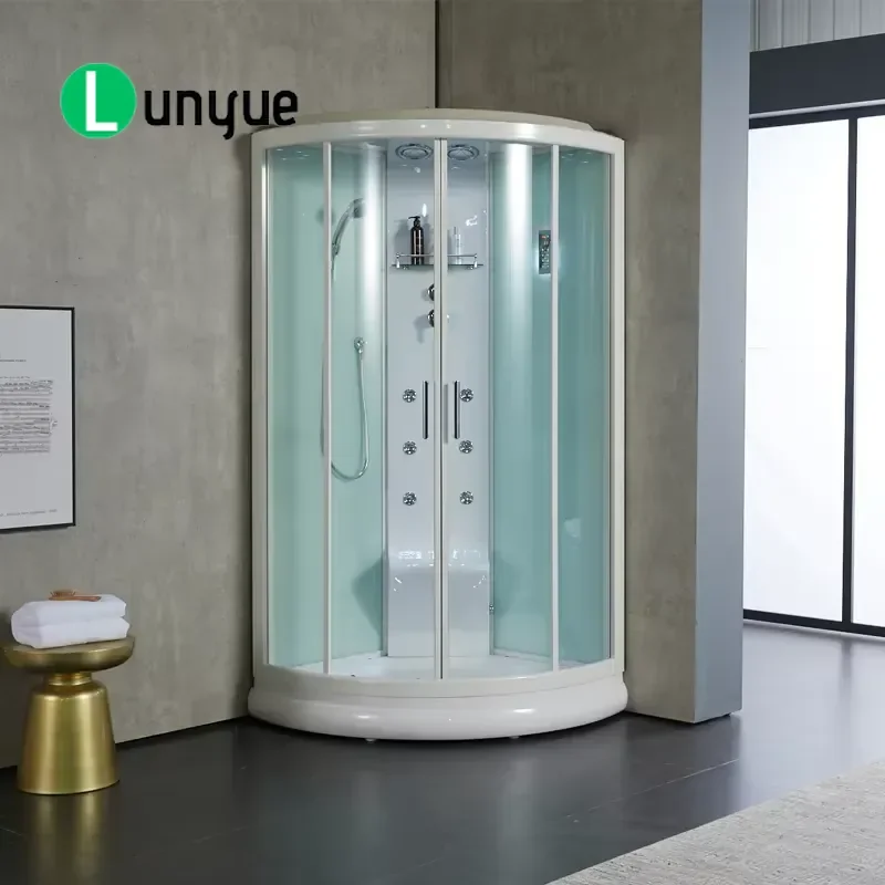 Luxury Simple Personal Steam Sauna 0.99m Sanitary Ware Home Spa Relaxation Compact Design Easy Installation Indoor Use