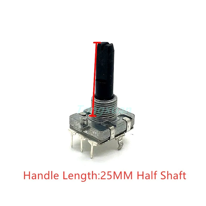 1pc EC16 Rotary Encoder 24 Position 24 Pulse Digital Rotary 3Pins Amplifier Volume Switch Induction Cooker Switch