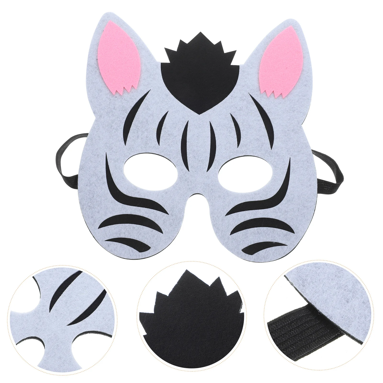 

Zebra Mask Animal Party for Halloween Masquerade Funny Masks Animals