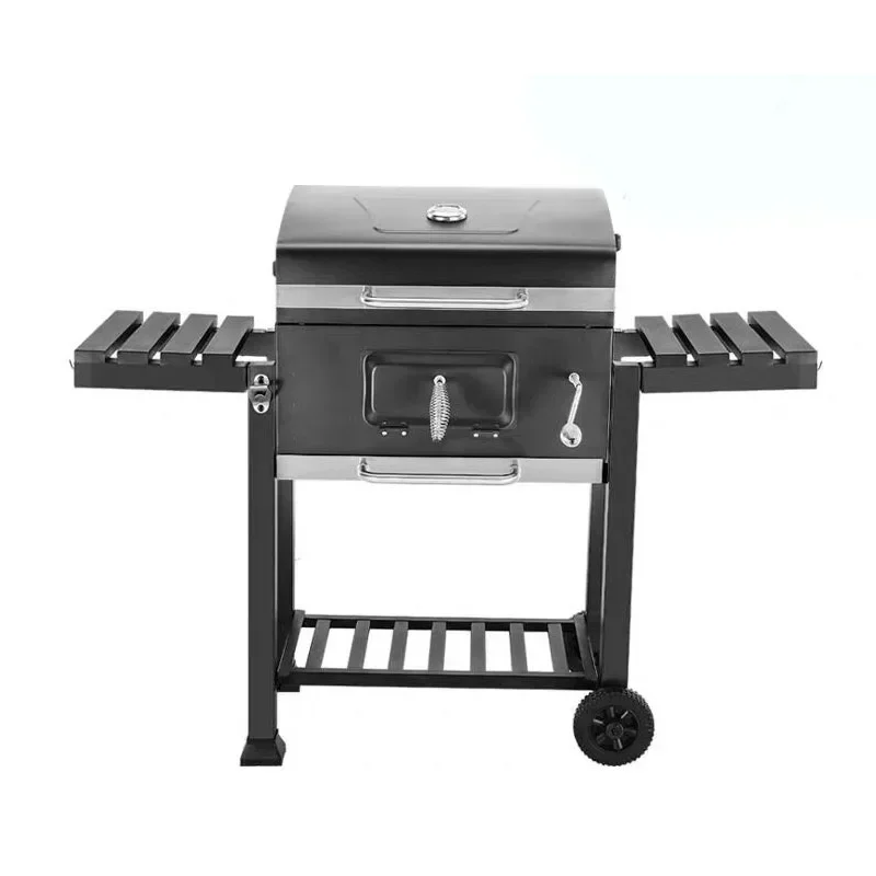 

Quality Portable Simple Installation Oil Barrel Stove Bbq Courtyard Large Square Barbecue Heating Grill