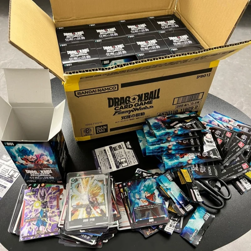 Bandai Dragon Ball TCG Fusion World FB - Caja de 24 Sobres Sellados de Cartas de Anime, Ideal para Coleccionistas y Jugadores Japoneses