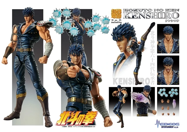 

KAIYODO Hokuto No Ken Fist of the Nort Kenshiro Wife Luria Shew Zeed Shin The Last Battle Action Figure Anime Toys Figure Gift