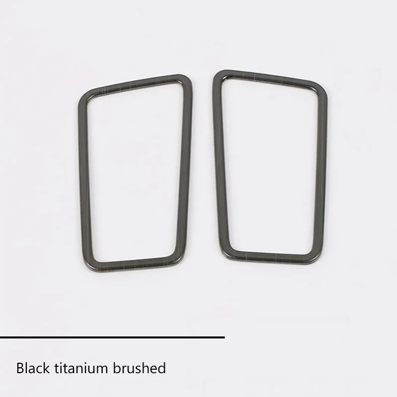 For Toyota RAV4 XA50 2019-2024 Stainless Steel Car dashboard one pillar air outlet vent trim frame sticker style