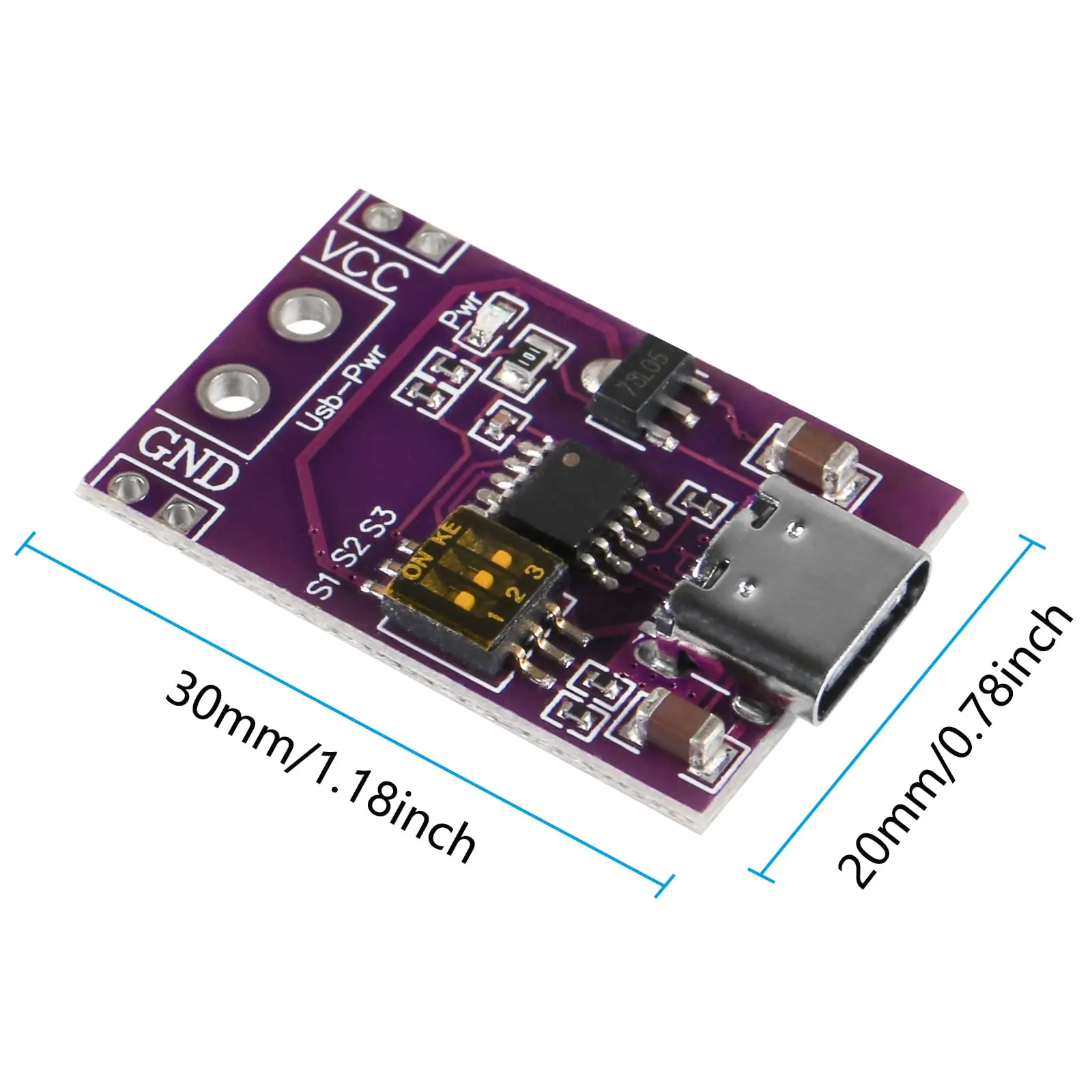 5Pcs PD2.0 PD3.0 Type-C QC AFC DC Fast Charge Decoy Trigger Polling Detector Notebook Power Supply Change Board USB-PD modulo