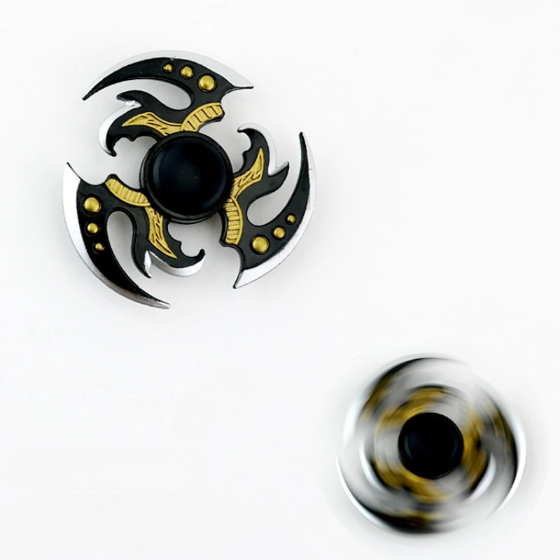 Aleación de Zinc Fidget Spinner periféricos de animé Spinner de mano de Metal nuevos juguetes Fidget Oficina juguete para aliviar el estrés para adultos regalos creativos