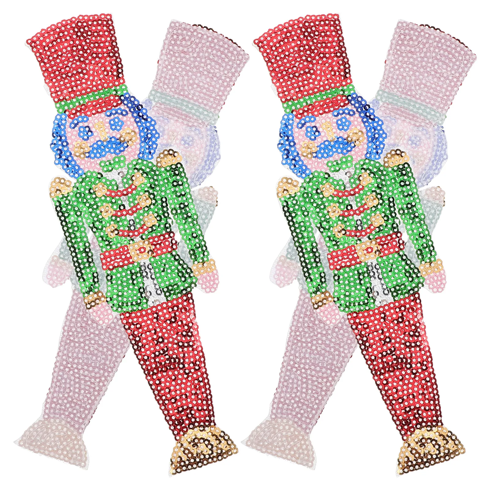 

4 Pcs Puppet Soldier Cloth Sticker Clothes Patch Has Denim Costume Accessory Diy Clothing Patches Craft Applique Decorative for