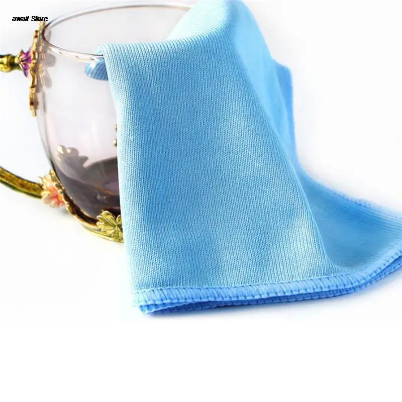 Car Cleaning Microfiber Glass Towel Cloth Towels Wash Window Polishing Absorbent Windshield Cloth 30cmx30cm 1pcs