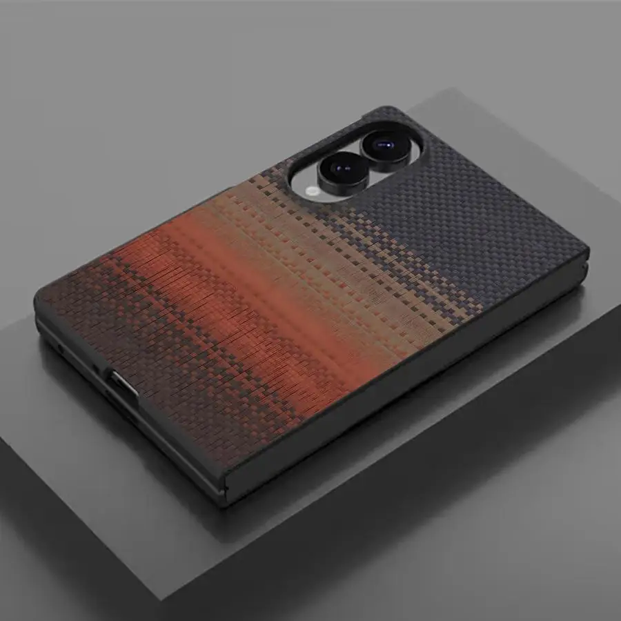 Phone Cover Case for Samsung Galaxy Z Fold 8 ZFold Wide Fold8 ZFold8 Cool Carbon Fiber Pattern
