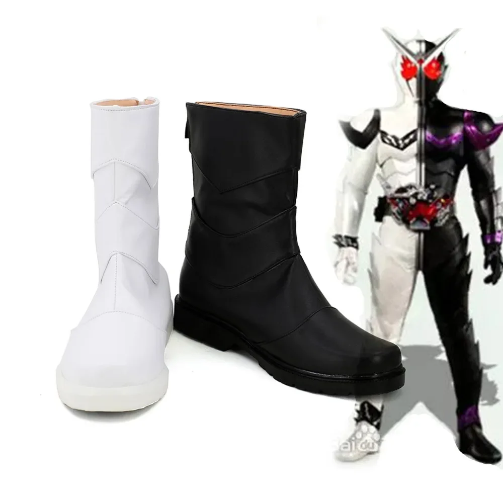 Kamen Rider Double Fang Joker Cosplay Boots Shoes Custom Made