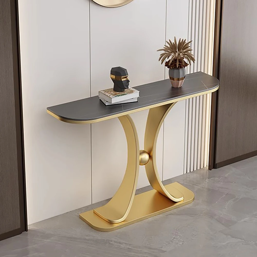 Beauty Entryways Console Table Metal Nordic Glam Minimalist Console Table Esthetic Glamour Tisch Wohnzimer Home Furniture