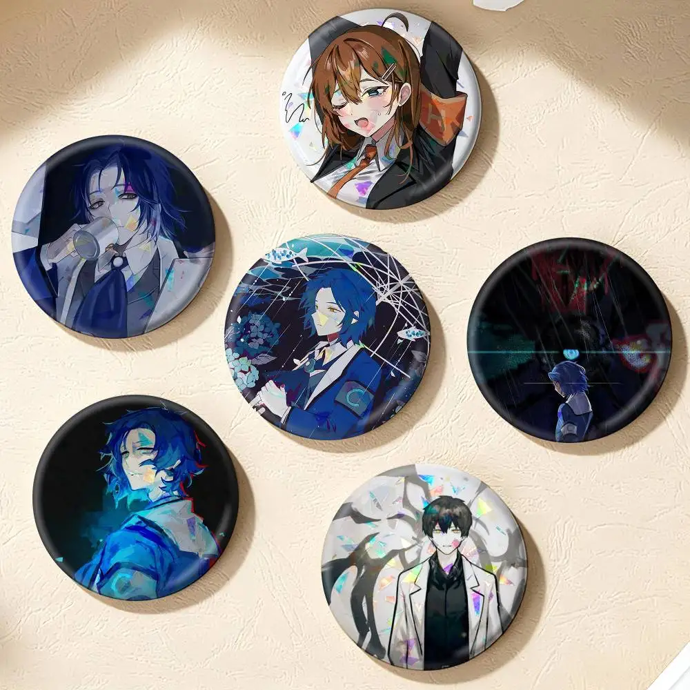 Lobotomy Corporation Game  75mm 44mm 25mm Brooch Backpack Hat Pins Accessories Toys Badge