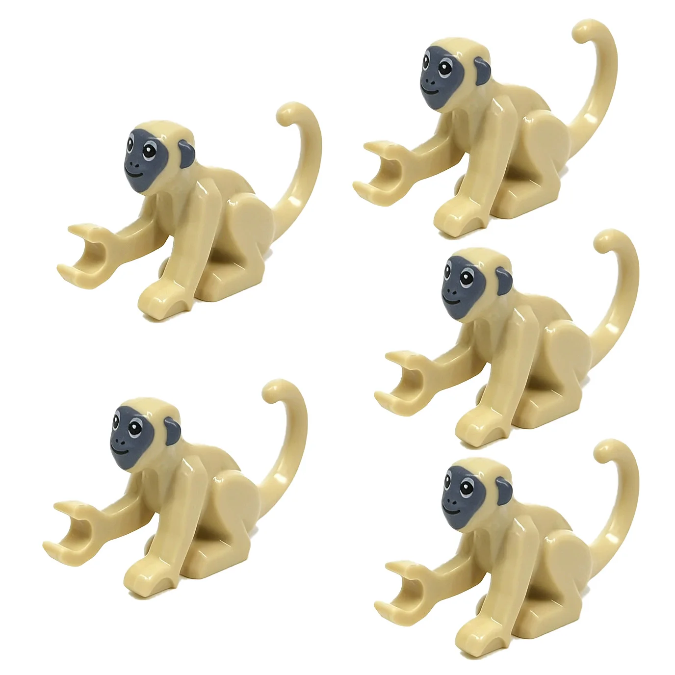 MOC Meerestiere Bausteine Meereszene Hai Oktopus Mantarochen Clownfisch Wal Krabbe Schildkröte Bausteine Spielzeug Kindergeschenk