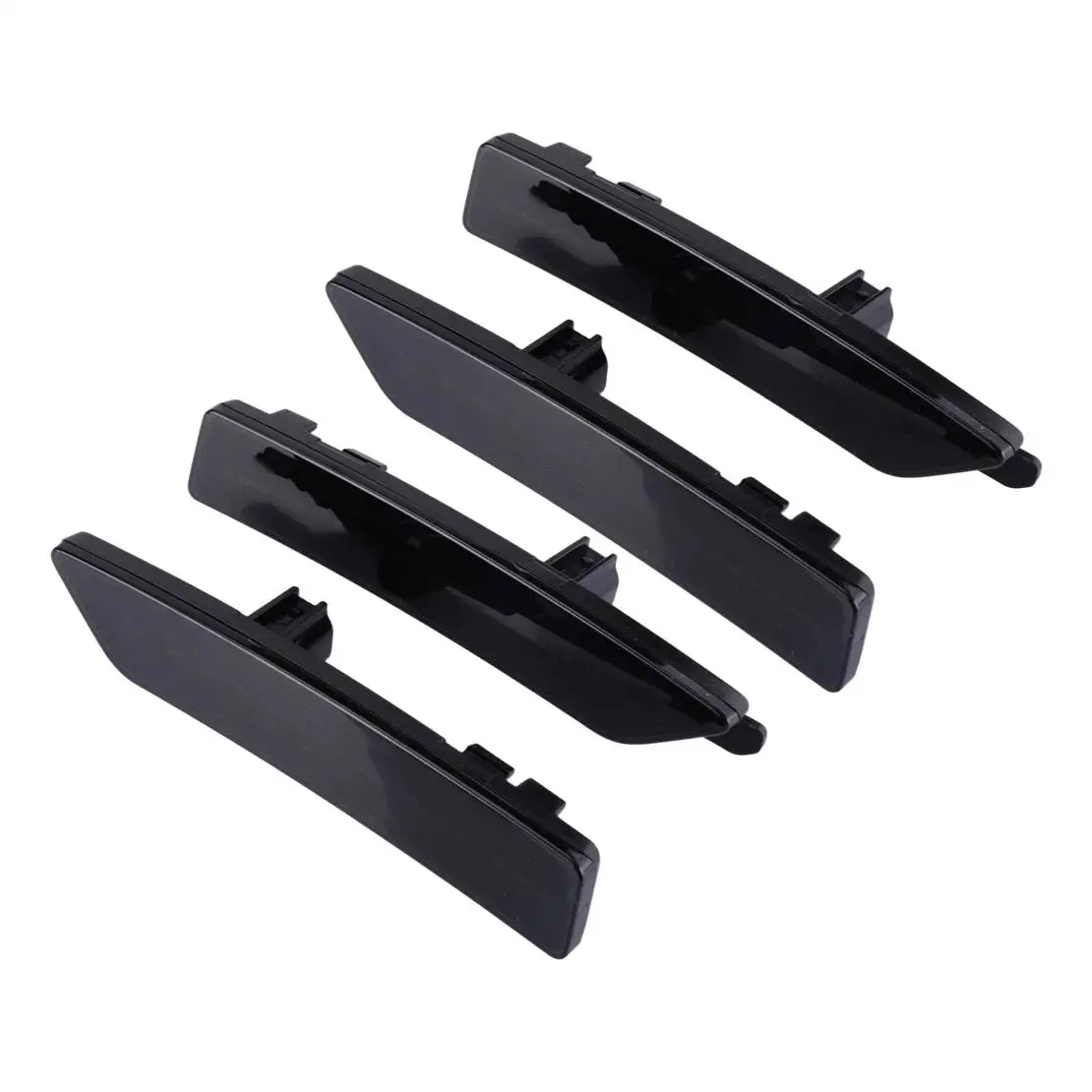 

2-пара дымчато-черных линз, переднее и заднее крыло, боковой габаритный указатель поворота, подходит для Ford Mustang 2024-2025, американская версия