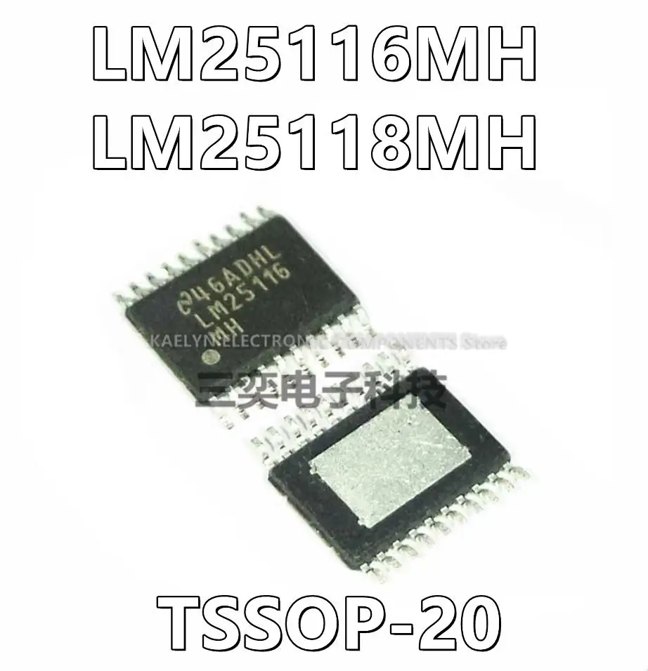 10Pcs/lot LM25116MH LM25116 LM25118MH LM25118 Buck Regulator Positive Output Step-Down DC-DC Controller IC 20-HTSSOP