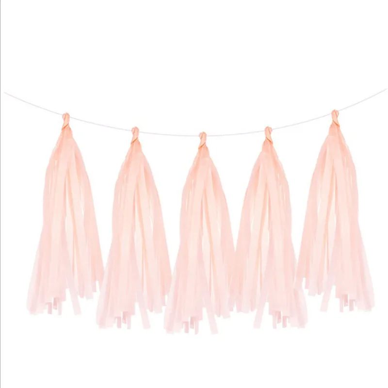Tassel z bibuły Dekoracja urodzinowa Wisząca girlanda Wstążka Kurtyna Baby Shower Decor Parti Celebration Supplies — zdjęcie 4