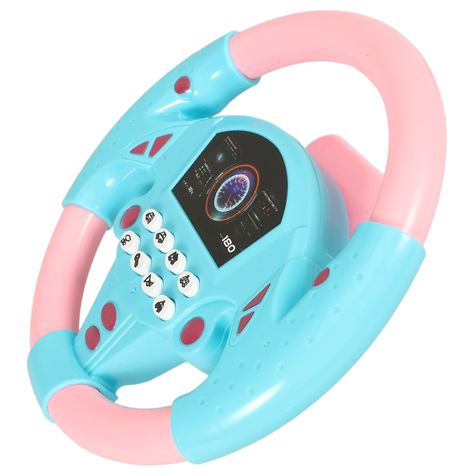 Simulated Girls Toys Kids Pretend Driving Toddler Sky-blue Baby Steering Wheel Travel