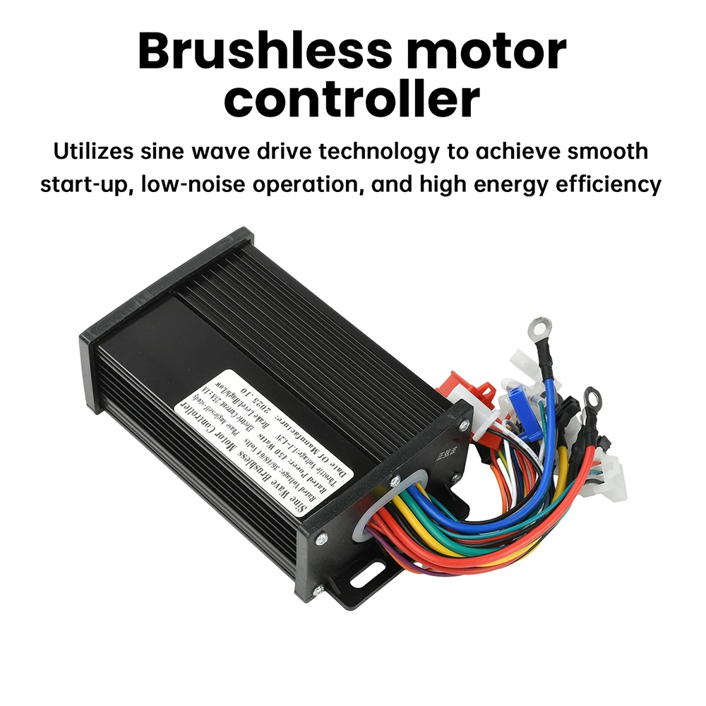 450W Brushless Motor Controller For Electric Bicycle E-scooter Triple Mode Drive Electric Vehicle Brushless Controller 36V 64V