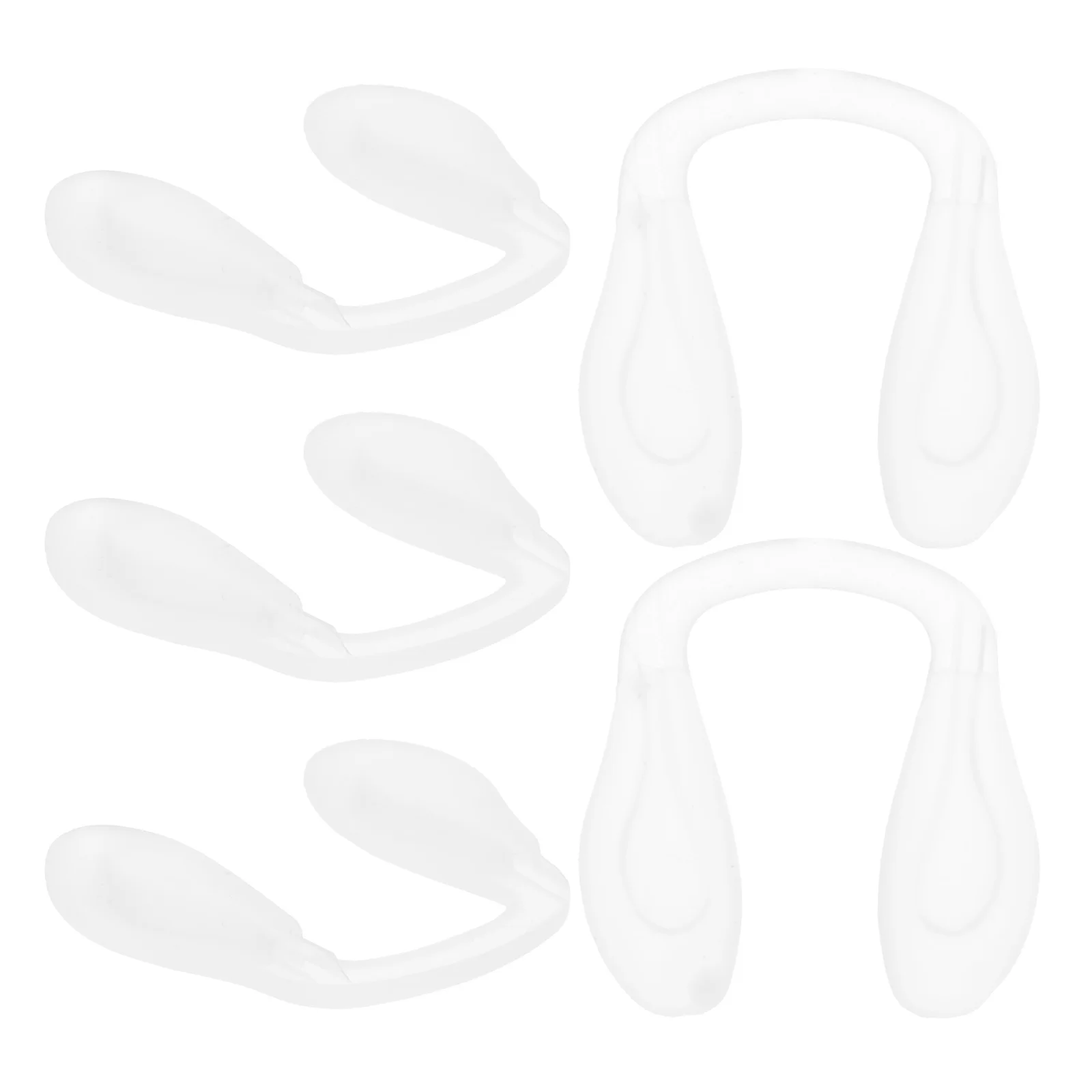 

5Pcs Eyeglasses Nose Pads Silicone Cushions High Durability Non Deformable Anti Slip Replacement Nose Cushions for Eyeglasses