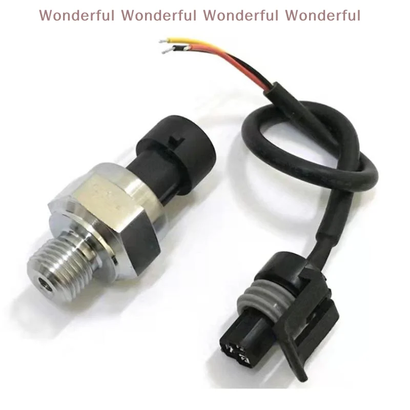 Sensor Transduser Tekanan Baja Tahan Karat dengan Ulir 1/8NPT Kelas Industri, 5V untuk Akurasi Superior