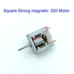 Micro  Mini 18*18mm Square Small 020 Motor DC 1.5V-6V 3V 3.7V High Speed Strong Magnetic Engine DIY RC Slot Car Toy Train