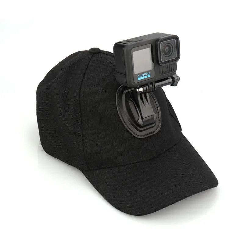 Soporte para gorra GoPro, accesorios para grabación en primera persona, transmisión en vivo, Douyin, pesca al aire libre, parasol, gorra de béisbol